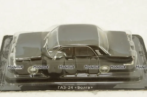 Газ-24 Волга 1970 черный, Автолегенды СССР Лучшее №16 1:43