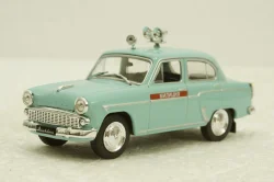 Москвич-407 Милиция голубой, Автолегенды Спецвипуск №3 1:43