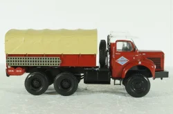 Berliet GBC 8M 6x6 Truck Telonato 3-ASSI, red, G111A003, Berliet Collection #003, Hachette 1:43
