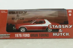 Ford Gran Torino  from movie Starsky & Hutch 1976 red/white, 86442, Greenlight 1:43