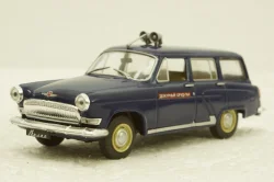 Газ-М22 Волга Милиция синий, Автолегенды Спецвипуск №8 1:43