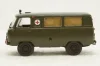 Уаз-452А Медицинский хаки, Автолегенды СССР и Соцстран №244 1:43