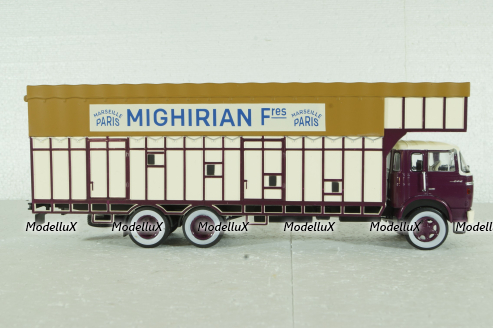 Berliet GPRK10 Truck Mighirian Freres 3-ASSI 1955, Berliet Collection, Hachette 1:43