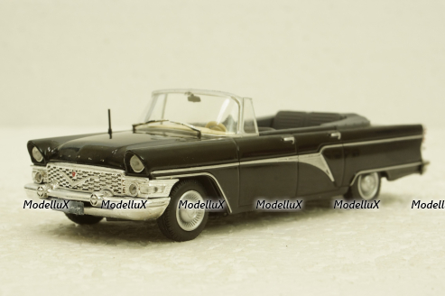 ГАЗ-13Б "Чайка" фаэтон черный Автолегенды СССР №248, 1:43