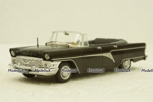 ГАЗ-13Б "Чайка" фаэтон черный Автолегенды СССР №248, 1:43