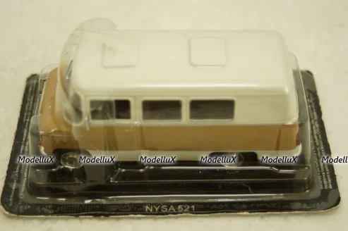 Nysa 521 белый/коричневый, Автолегенды СССР и Соцстран №162 1:43