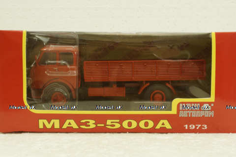 Маз-500А 1973 красный, Н285, Наш Автопром 1:43