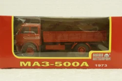 Маз-500А 1973 красный, Н285, Наш Автопром 1:43