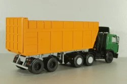 МАЗ-6422 с п/прицепом самосвалом  МАЗ-9506-30, зеленый/оранжевый, 101531, Автоистория 1:43
