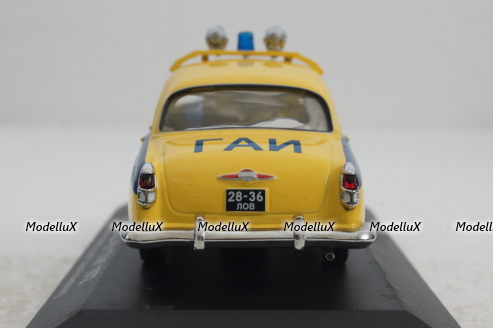 Газ-21 Волга, ГАИ, 1972г., VVM007, VVM 1:43