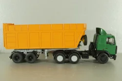 МАЗ-6422 с п/прицепом самосвалом  МАЗ-9506-30, зеленый/оранжевый, 101531, Автоистория 1:43