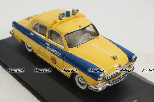 Газ-21 Волга, ГАИ, 1972г., VVM007, VVM 1:43