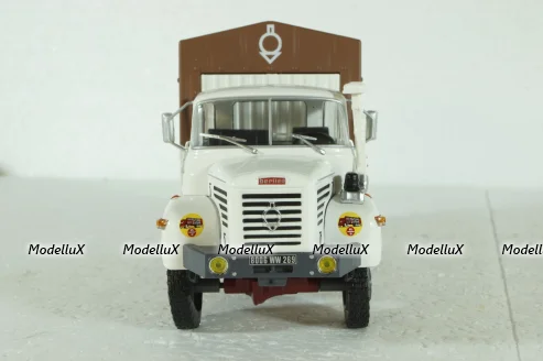 Berliet L64 Truck Telonato N4 Rally, Berliet Collection, Hachette 1:43