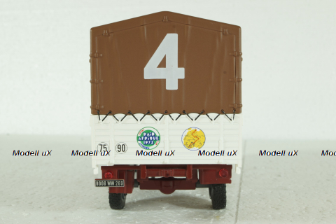Berliet L64 Truck Telonato N4 Rally, Berliet Collection, Hachette 1:43