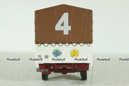 Berliet L64 Truck Telonato N4 Rally, Berliet Collection, Hachette 1:43