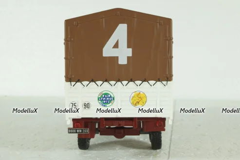 Berliet L64 Truck Telonato N4 Rally, Berliet Collection, Hachette 1:43