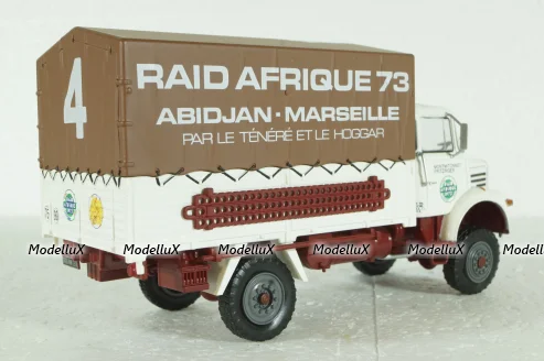 Berliet L64 Truck Telonato N4 Rally, Berliet Collection, Hachette 1:43