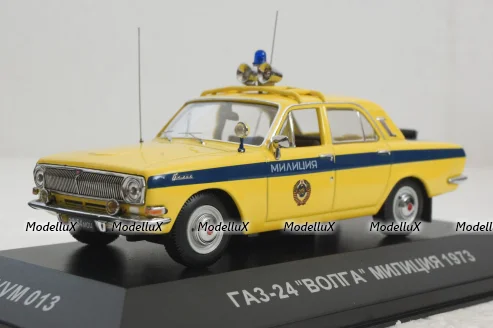 Газ-24 Волга Милиция 1973г. Из к/ф "Иван Васильевич меняет профессию", VVM013, VVM 1:43