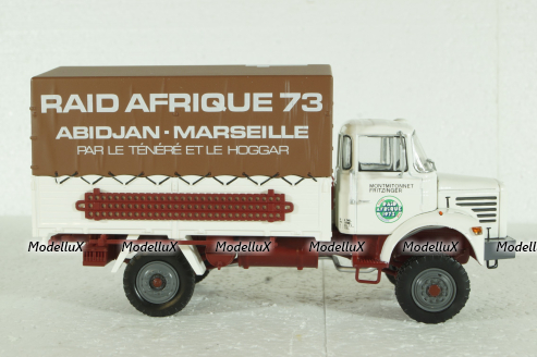 Berliet L64 Truck Telonato N4 Rally, Berliet Collection, Hachette 1:43