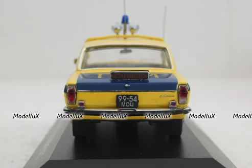 Газ-24 Волга Милиция 1973г. Из к/ф "Иван Васильевич меняет профессию", VVM013, VVM 1:43
