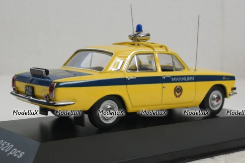 Газ-24 Волга Милиция 1973г. Из к/ф "Иван Васильевич меняет профессию", VVM013, VVM 1:43
