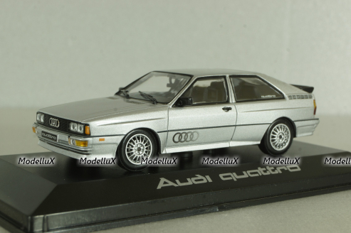 Audi Quattro 1980, silver, Minichamps 1:43