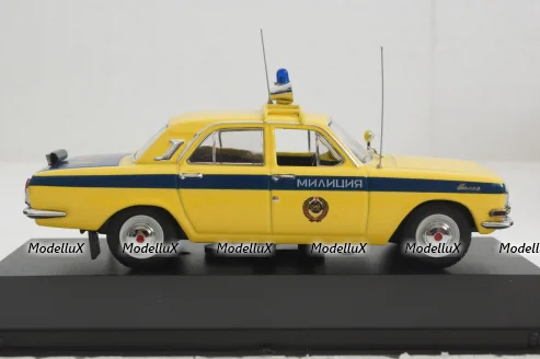 Газ-24 Волга Милиция 1973г. Из к/ф "Иван Васильевич меняет профессию", VVM013, VVM 1:43