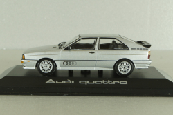 Audi Quattro 1980, silver, Minichamps 1:43