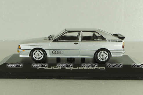 Audi Quattro 1980, silver, Minichamps 1:43