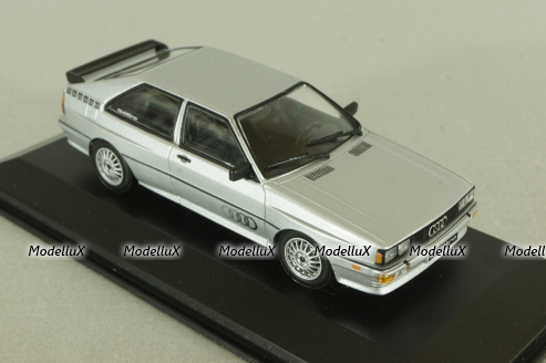 Audi Quattro 1980, silver, Minichamps 1:43