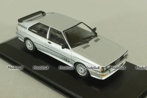 Audi Quattro 1980, silver, Minichamps 1:43