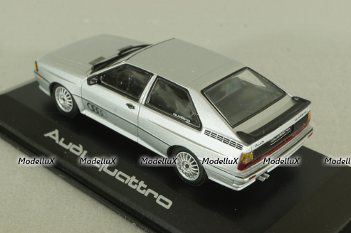 Audi Quattro 1980, silver, Minichamps 1:43