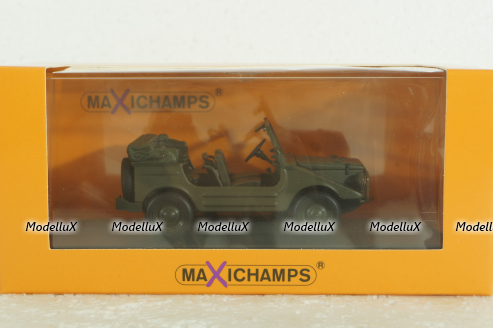 DKW Munga, 1955, green satin, 940016100, Maxichamps 1:43