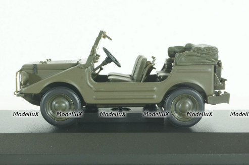 DKW Munga, 1955, green satin, 940016100, Maxichamps 1:43