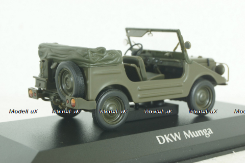 DKW Munga, 1955, green satin, 940016100, Maxichamps 1:43