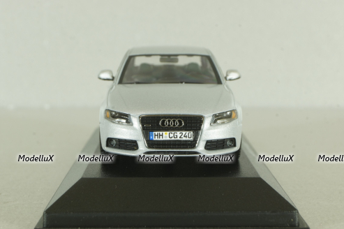 Audi A4 (B8) limousine 3,2 quattro  2008, silver, 5010704113, Minichamps 1:43
