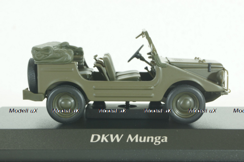 DKW Munga, 1955, green satin, 940016100, Maxichamps 1:43