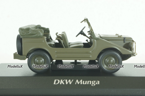 DKW Munga, 1955, green satin, 940016100, Maxichamps 1:43