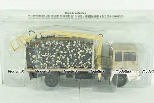 Berliet GR 280 TRUCK TRANSPORT DE BOIS AVEC GRU, Berliet Collection, Hachette 1:43