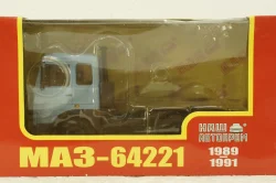 Маз-64221 тягач голубой, Н798, Наш Автопром 1:43