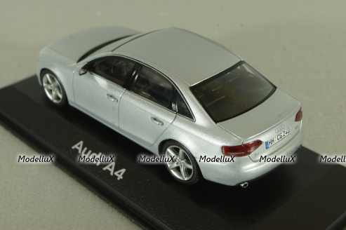 Audi A4 (B8) limousine 3,2 quattro  2008, silver, 5010704113, Minichamps 1:43