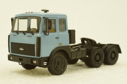 Маз-64221 тягач голубой, Н798, Наш Автопром 1:43
