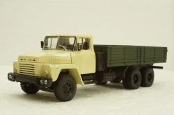 Краз-250 борт бежевый/зеленый 1977, Н204, Наш Автопром 1:43