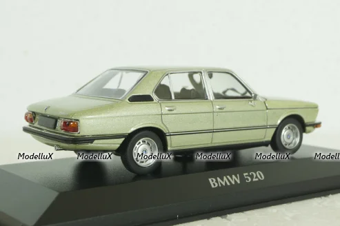 BMW 520 (E12) 1972 green metallic, 940023005, Maxichamps 1:43 