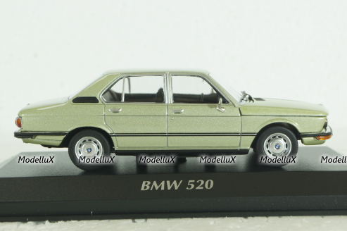BMW 520 (E12) 1972 green metallic, 940023005, Maxichamps 1:43 