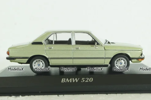 BMW 520 (E12) 1972 green metallic, 940023005, Maxichamps 1:43 