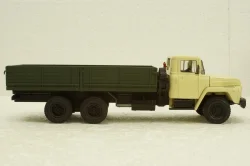 Краз-250 борт бежевый/зеленый 1977, Н204, Наш Автопром 1:43