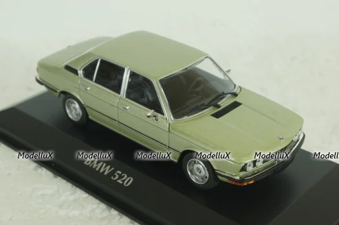 BMW 520 (E12) 1972 green metallic, 940023005, Maxichamps 1:43 