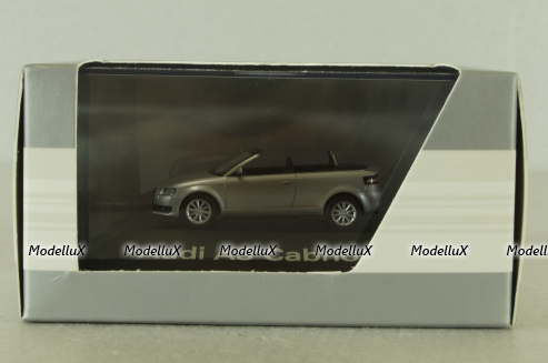 Audi A3 Cabriolet (8P), 2006 Silver, 501.08.033.12, Herpa 1:87