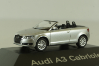 Audi A3 Cabriolet (8P), 2006 Silver, 501.08.033.12, Herpa 1:87
